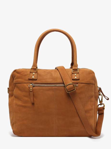 Handtas Vintage Leder Nat et nin Bruin vintage MACY ander zicht 4